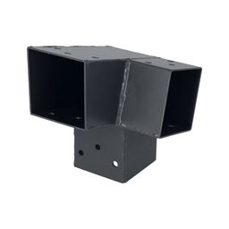Łącznik narożnik lewy 7.1x7.1 cm 105st. 3-końce Suki Plug-in antracyt