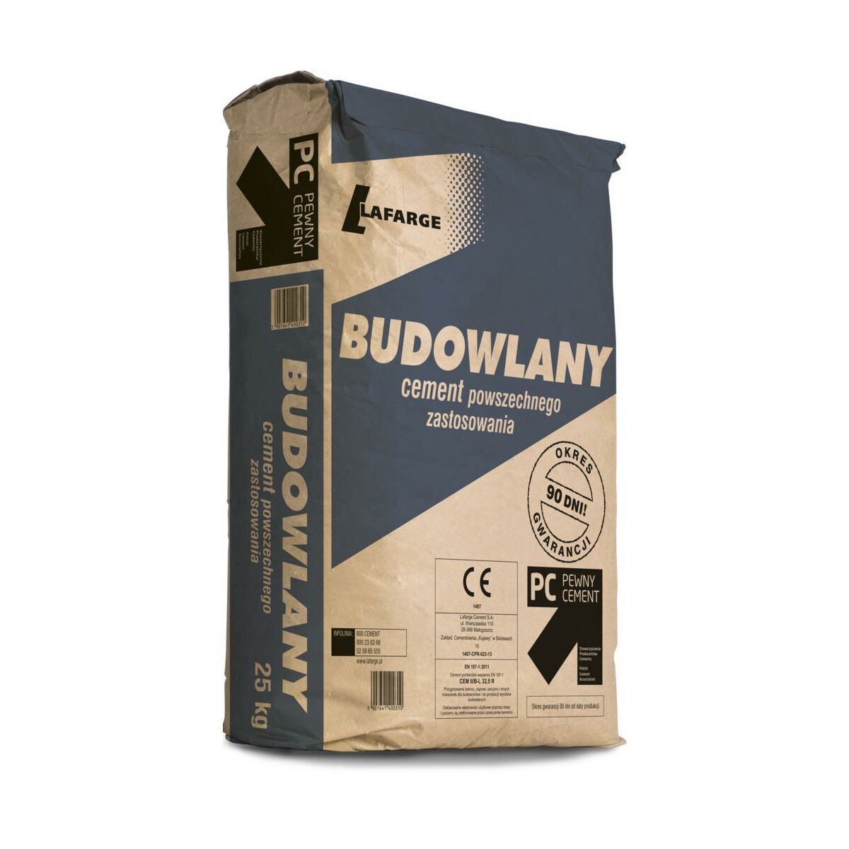 Cement CEM II/B-L 32,5 R 25 Kg LAFARGE BUDOWLANY - Cementy - W ...