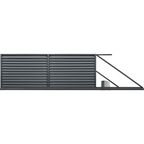 Brama przesuwna Kreta 4x1,5 m prawa automat Polbram