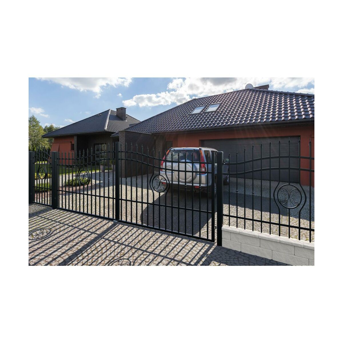 Brama przesuwna Malaga III 4x1,54 m lewa automat Polargos