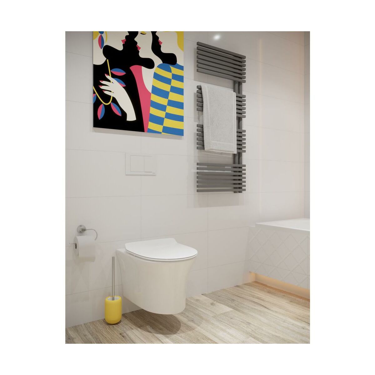 Bateria wannowa chrom Logis E Hansgrohe