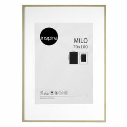 Ramka na zdjęcia Milo 70 x 100 cm dąb MDF Inspire