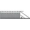 Brama przesuwna BOSTON 400 x 150 cm prawa z automatem POLBRAM