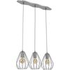Lampa wisząca BRYLANT szara E27 TK LIGHTING