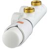 Zestaw termostatyczny DUO PRAWY 3/4" x M22 x 1.5 BIAŁY LUXRAD