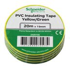 Taśma izolacyjna 19 mm X 20 m żółto - zielona 2420105 SCHNEIDER ELECTRIC