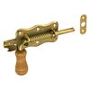 Zamknięcie / Zasuwka WSP 150 x 50 mm ocynkowana z drewnianą rączką DOMAX