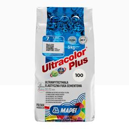 Fuga cementowa Ultracolor 100 biały 5 kg Mapei