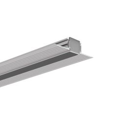 Profil aluminiowy do taśm LED wpuszczany srebrny 2 m Kluś