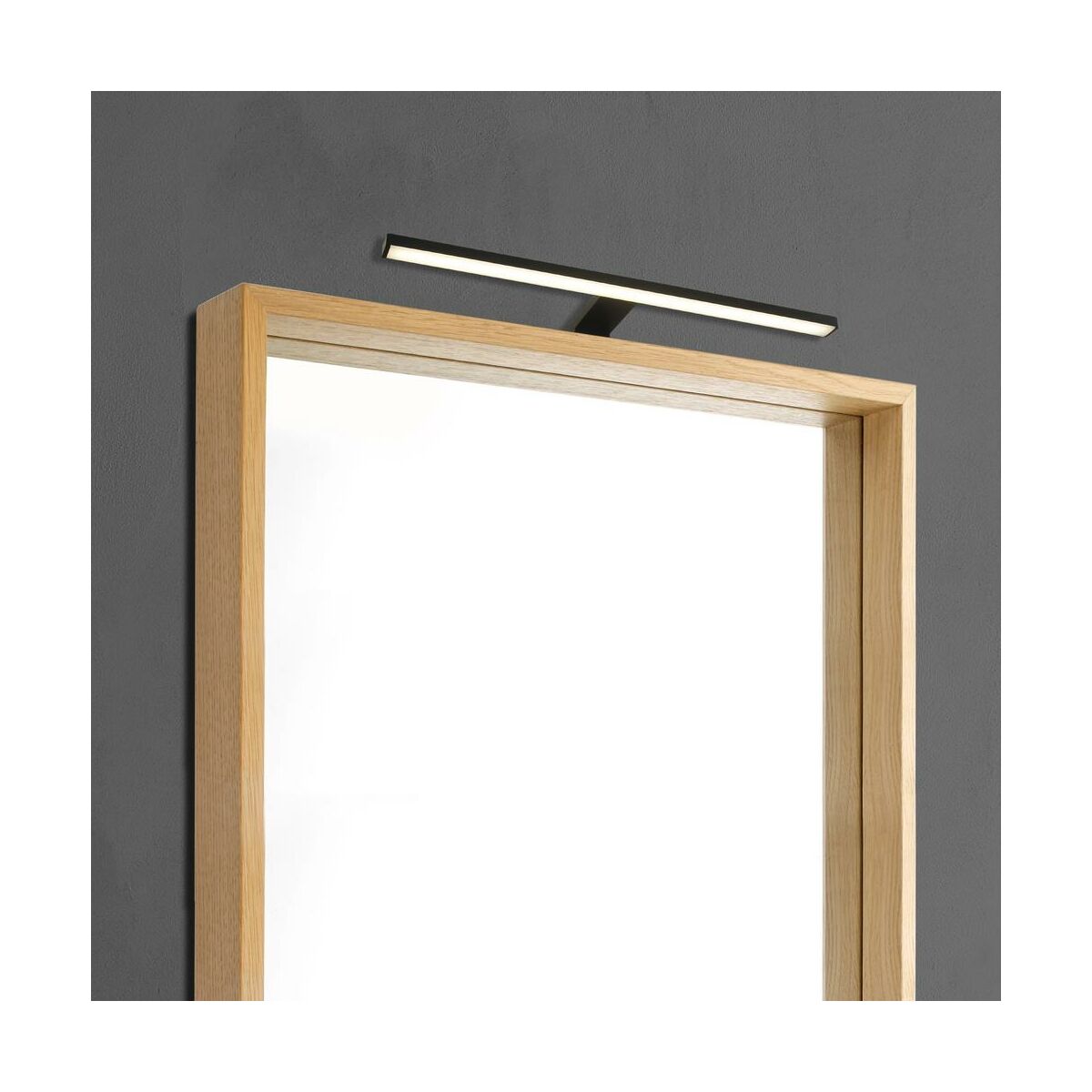 Kinkiet łazienkowy Slim IP44 50 cm czarny LED Inspire