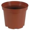 Doniczka plastikowa 19 cm brązowa PRODUKCYJNA