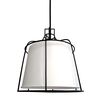 Lampa wisząca DRITTO biało-czarna E27 LIGHT PRESTIGE