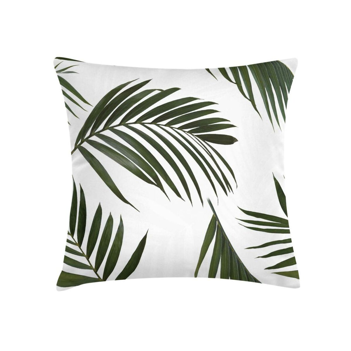 Poduszka w liście palmy Paume zielona 45 x 45 cm