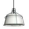 Lampa wisząca DRITTO biało-czarna E27 LIGHT PRESTIGE