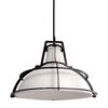 Lampa wisząca DRITTO biało-czarna E27 LIGHT PRESTIGE
