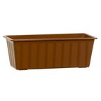 Skrzynka balkonowa 100 x 18 cm plastikowa brązowa AGRO IS1000 R624 PROSPERPLAST