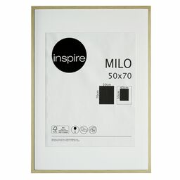 Ramka na zdjęcia Milo 50 x 70 cm dąb MDF Inspire