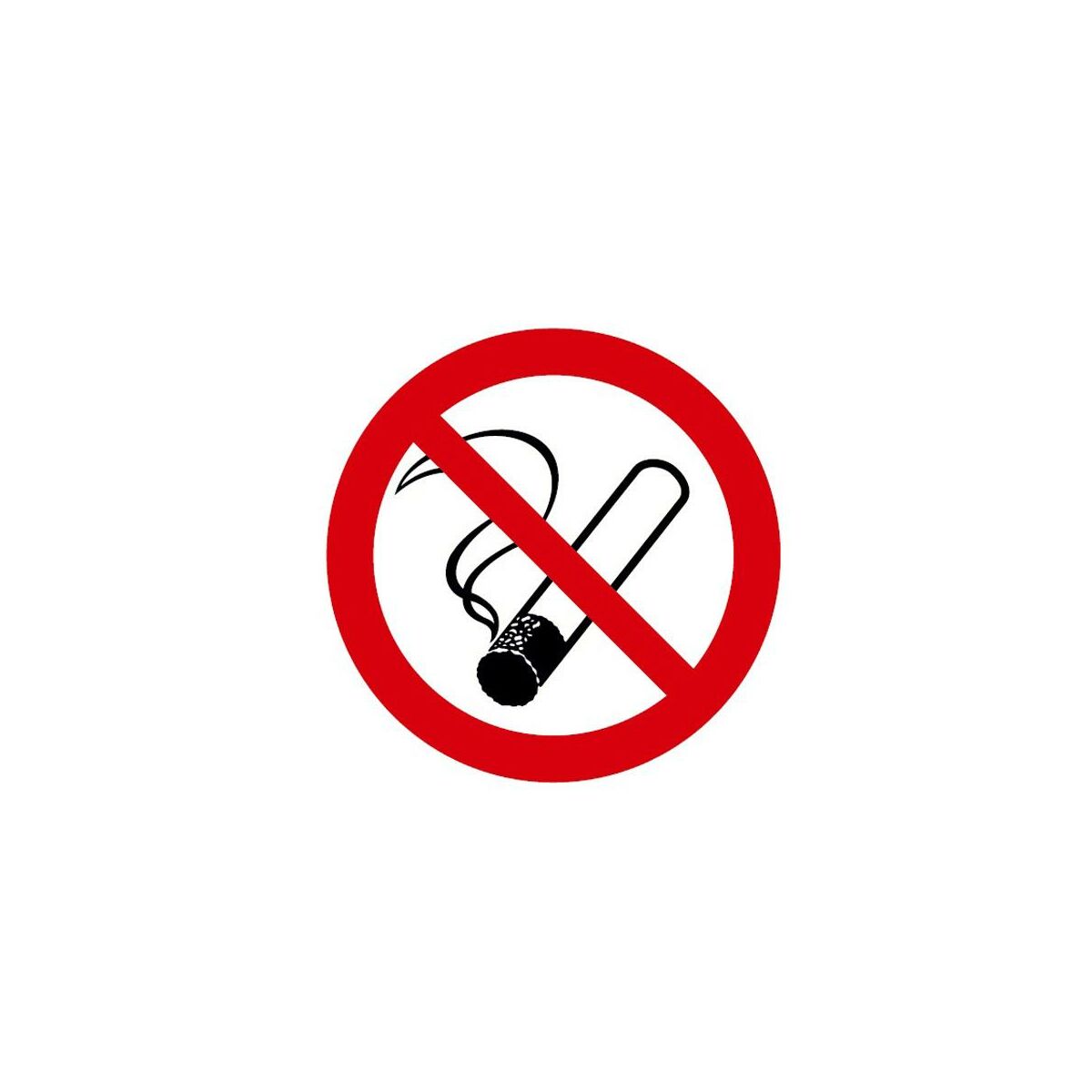 Znak informacyjny 'Palenie tytoniu zabronione' 15x15 cm