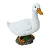 Figurka ogrodowa ceramiczna 30 x 14.5 x 26 cm kaczka biała