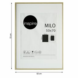 Ramka na zdjęcia Milo 50 x 70 cm dąb MDF Inspire