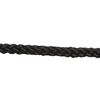 Lina polipropylenowa 100 kg 4 mm x 1 mb pleciona czarna STANDERS
