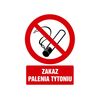Znak informacyjny ZAKAZ PALENIA 29.7 x 21 cm