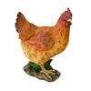 Figurka ogrodowa ceramiczna 29.5 x 14 x 21.5 cm kura wiejska