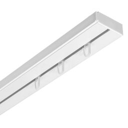 Szyna sufitowa 1-torowa biała 300 cm z akcesoriami PVC
