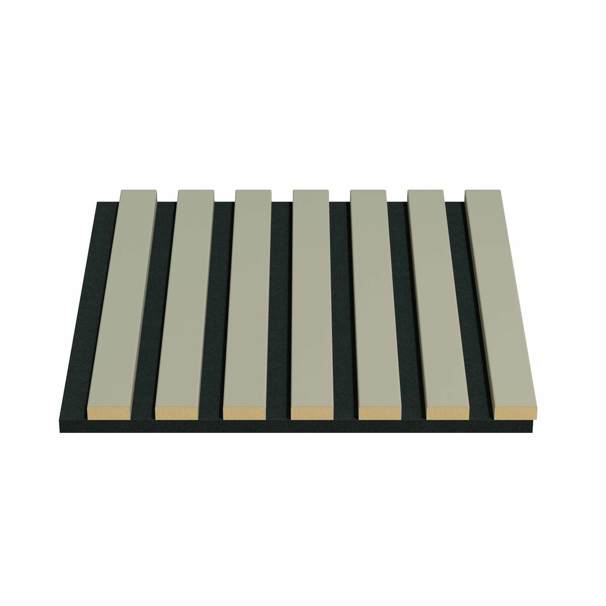 Panel ścienny 3D lamel na filcu 30x30 cm Oliwka 27x30 cm