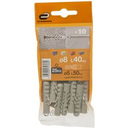 Kołek 8 x 40 mm 10 szt. Standers