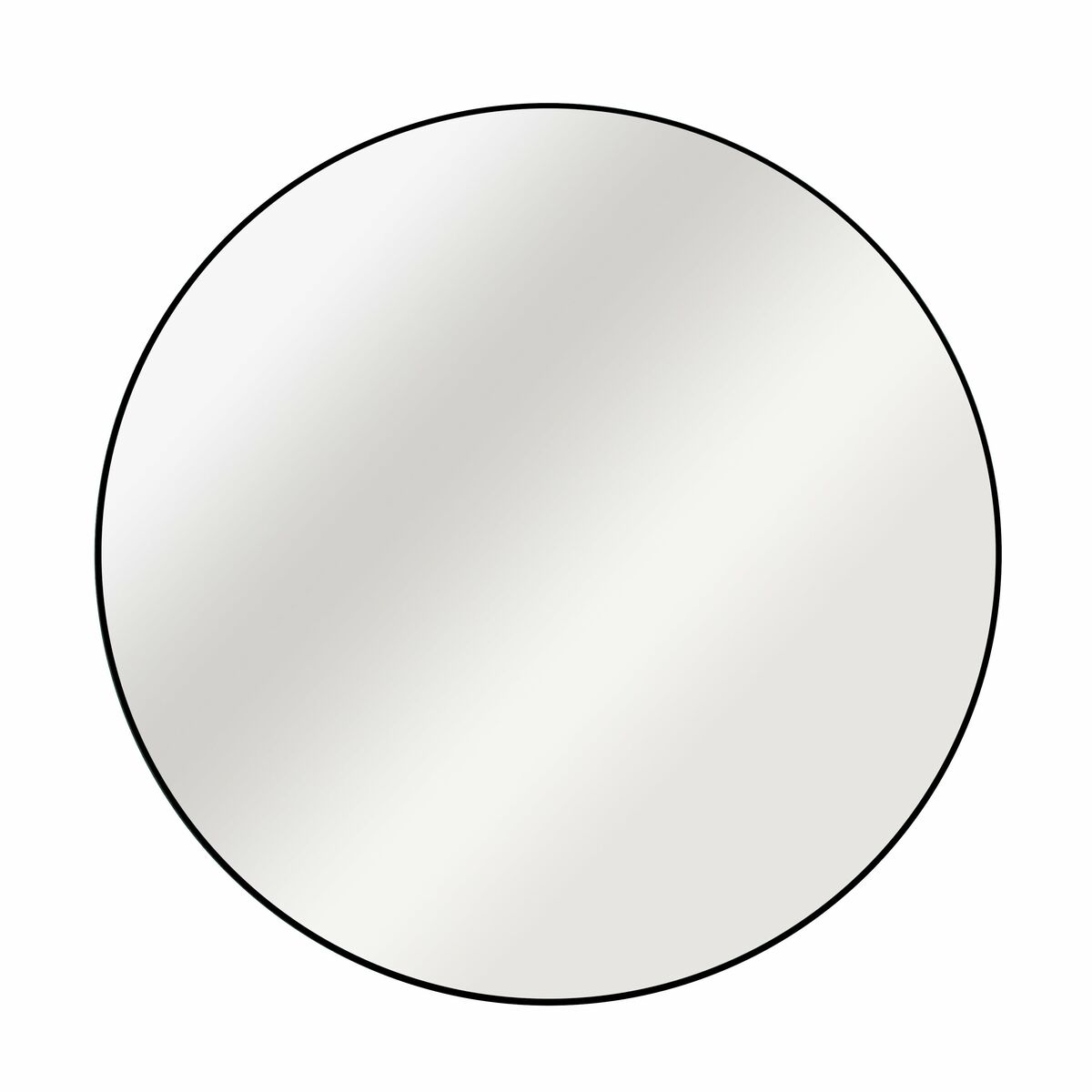 Lustro okrągłe Circle czarne śr. 50 cm Inspire