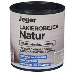 Lakierobejca NATUR 0.5 l kolor 6 Efekt naturalny matowy JEGER