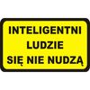 Naklejka na drzwi Inteligentni Ludzie