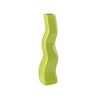 Wazon ceramiczny ZYGZAK wys. 30 cm seledynowy
