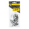 Wkręt do drewna 8 x 40 mm 8 szt. Domax