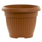 Doniczka plastikowa 25 cm brązowa TERRA DCE25 PROSPERPLAST