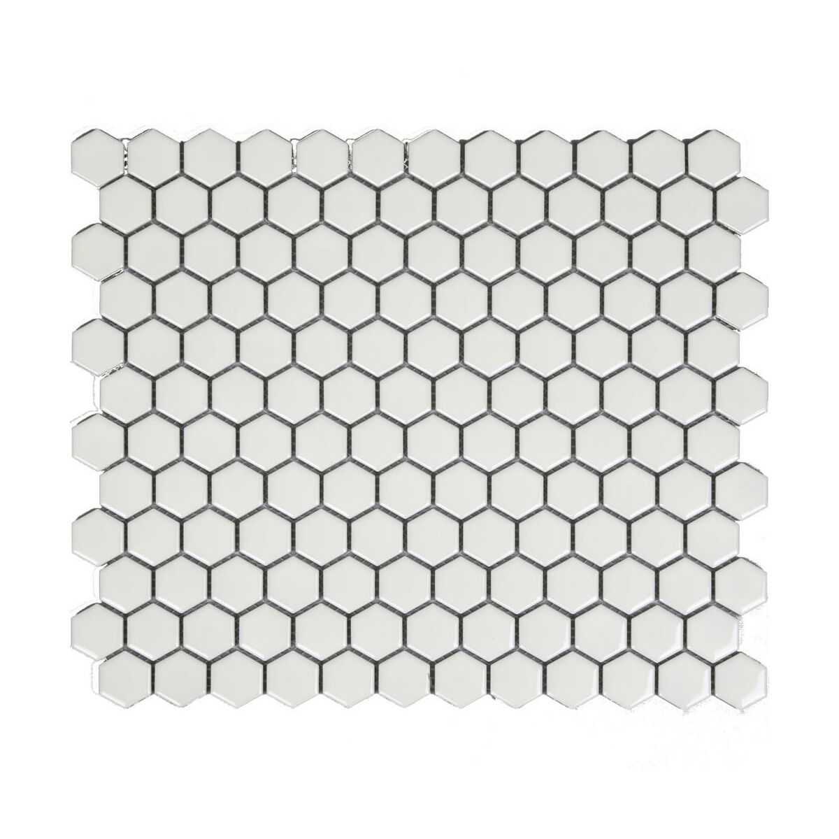 Mozaika Hexa White Glossy 26.5 x 31 Artens