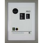 Ramka na zdjęcia MILO 18 x 24 cm srebrna MDF INSPIRE