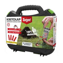 Pułapka na krety Kretołap + 4 wkłady w walizce Target
