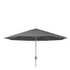Parasol ogrodowy 394 cm AURA antracytowy okrągły NATERIAL
