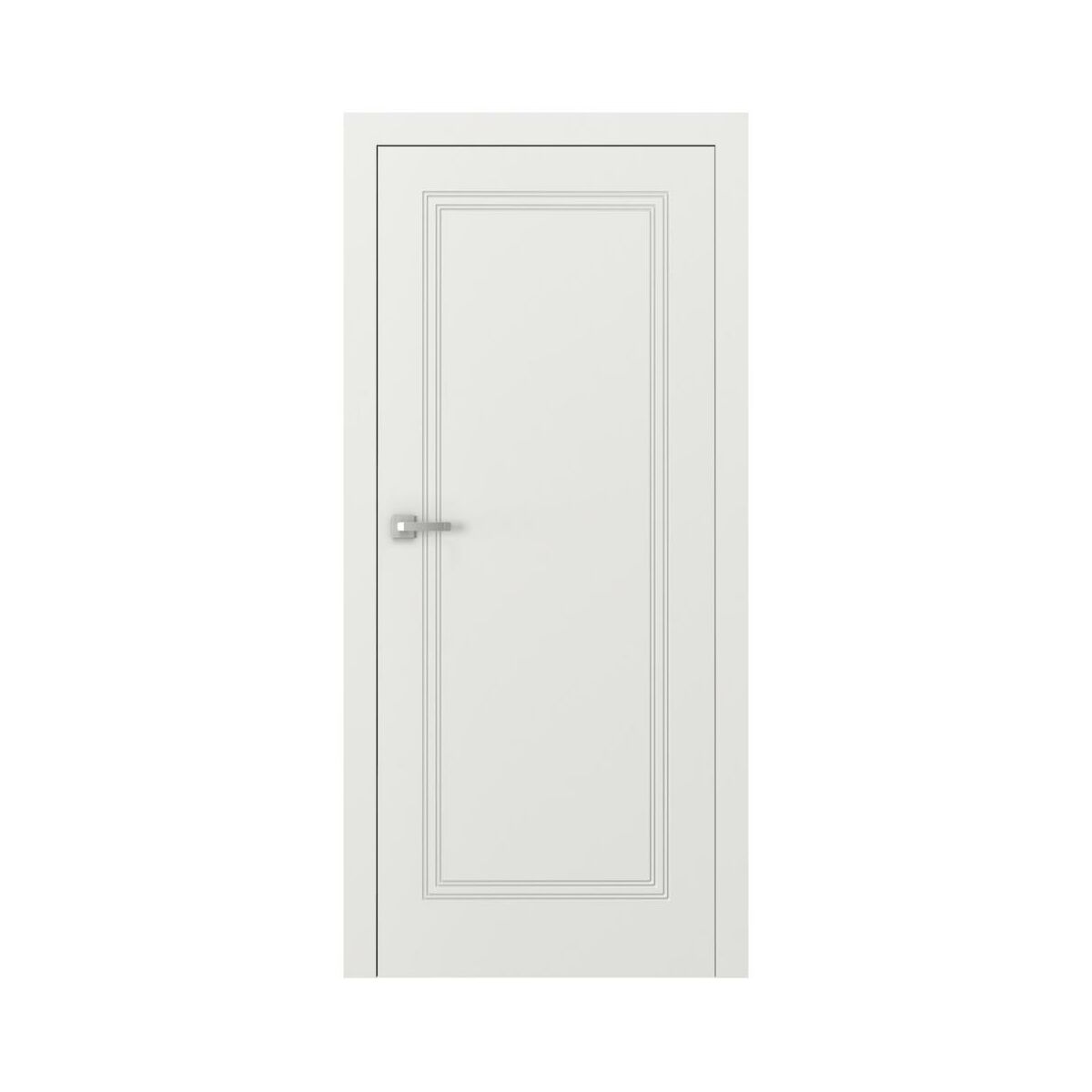 Drzwi wewnętrzne pełne bezprzylgowe Vector U Białe 90 Prawe Porta