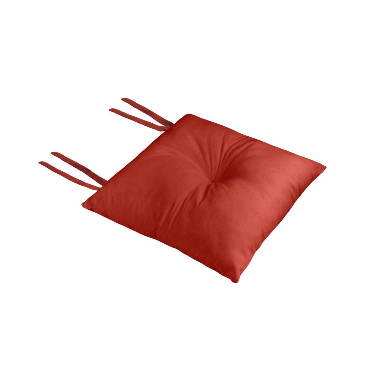 Poduszka na krzesło Silla Loneta czerwona 40 x 40 x 8 cm