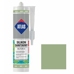 Silikon sanitarny  025 280 ml Jasny zielony Atlas