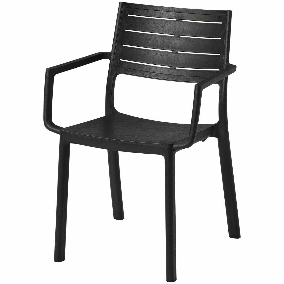 Krzesło ogrodowe Metaline czarne Keter