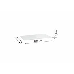 Blat łazienkowy Nero/Stilla 80.5 X 45.7 X 1.2 Nas