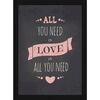 Obraz ALL YOU NEED 27.8 x 36.5 cm