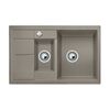 Zlewozmywak granitowy METRA 6 S COMPACT BLANCO