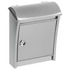 Skrzynka na listy 37.2 x 9.5 x 26.3 cm srebrna A5 TX0177-1 STANDERS