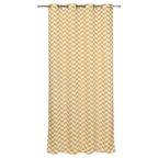 Zasłona gotowa CARRE JAUNE kolor Żółty 140 x 240 cm Kółka 130 g/m? JBY