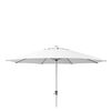 Parasol ogrodowy 394 cm AURA biały okrągły NATERIAL